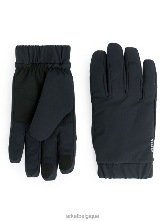 ARKET gants hybrides sport hestra axis Hommes noir T46DR1324 accessoires