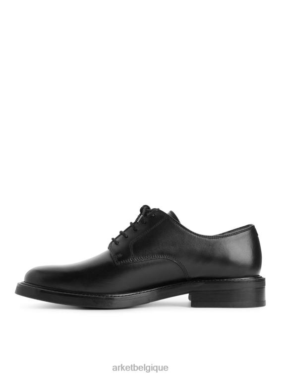 ARKET chaussures derby en cuir Hommes noir T46DR1281 chaussure