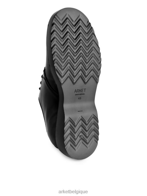 ARKET chaussures derby en cuir épaisses Hommes noir T46DR1279 chaussure