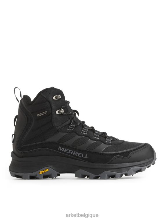 ARKET Merrell Moab Speed ​​Thermo Mid Chaussures de randonnée imperméables Hommes noir T46DR1219 chaussure