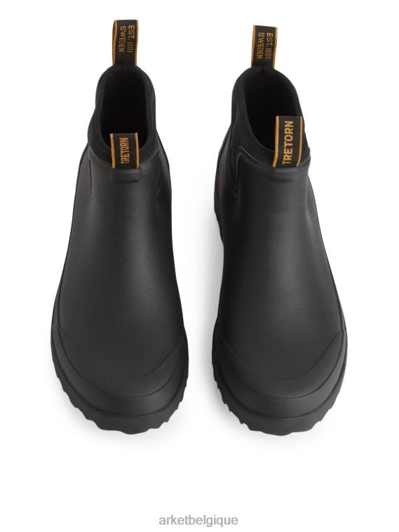 ARKET bottes en caoutchouc tretorn terrang Hommes noir T46DR1285 chaussure