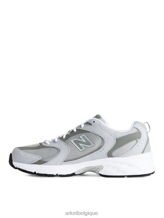 ARKET baskets new balance 530 Hommes gris blanc T46DR1252 chaussure