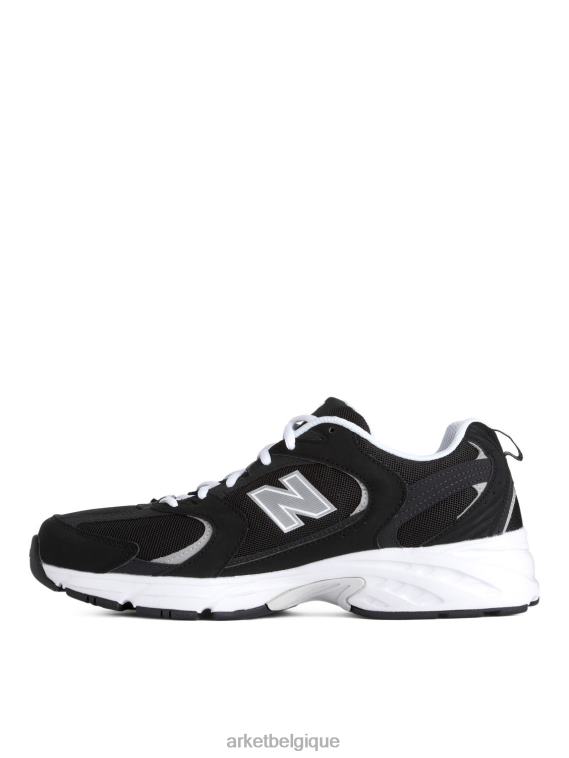 ARKET baskets new balance 530 Hommes noir blanc T46DR1253 chaussure