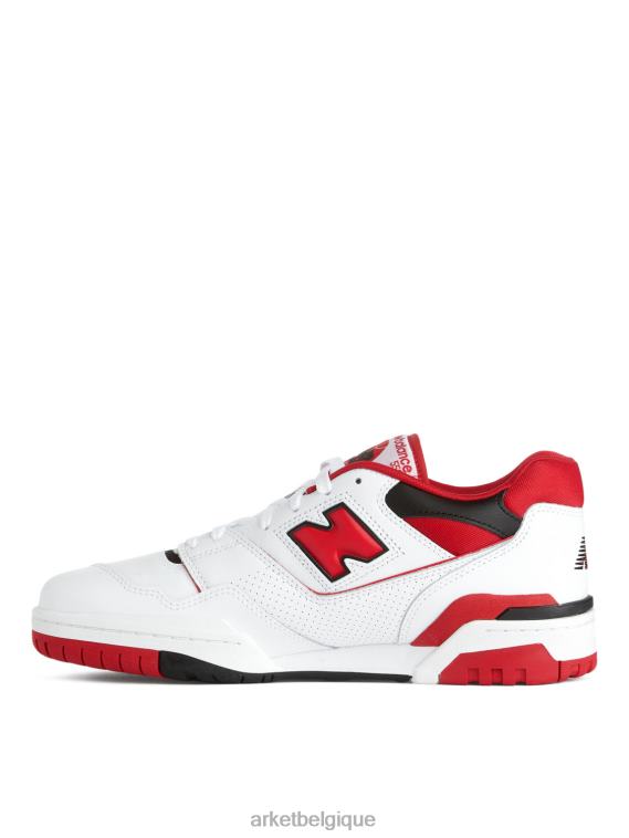 ARKET baskets new balance 550 Hommes blanc/rouge/noir T46DR1267 chaussure