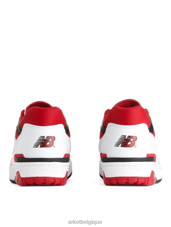 ARKET baskets new balance 550 Hommes blanc/rouge/noir T46DR1267 chaussure