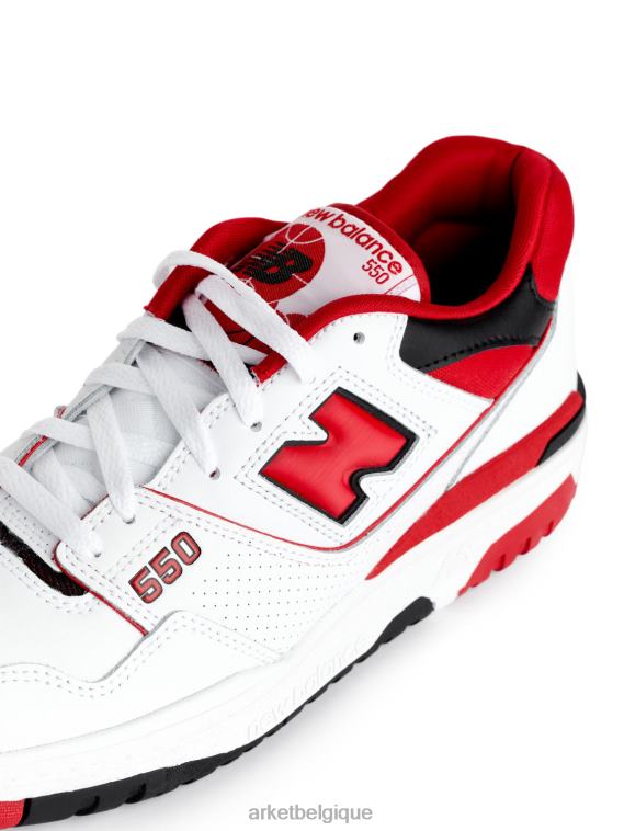 ARKET baskets new balance 550 Hommes blanc/rouge/noir T46DR1267 chaussure