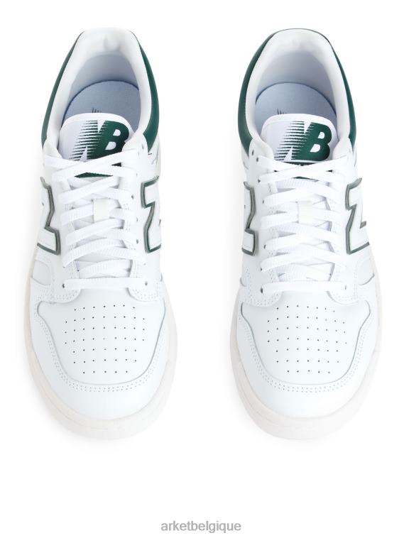 ARKET baskets new balance bb480 Hommes vert blanc T46DR1260 chaussure