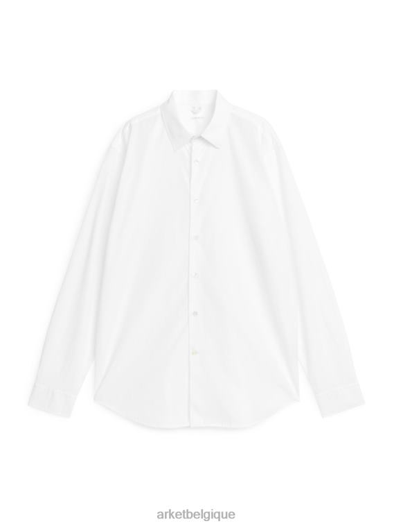 ARKET chemise habillée en popeline Hommes blanc T46DR966 vêtements