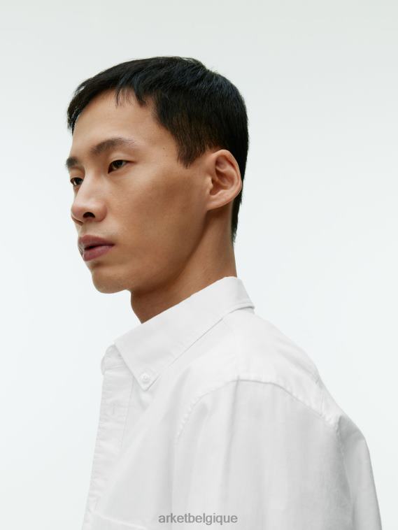 ARKET chemise oxford Hommes blanc T46DR971 vêtements