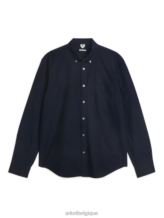 ARKET chemise oxford Hommes bleu foncé T46DR967 vêtements