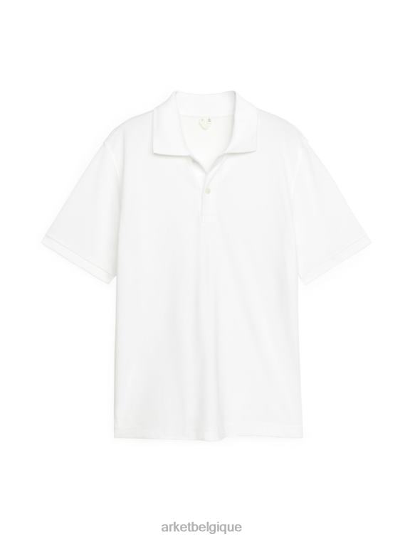 ARKET polo piqué Hommes blanc T46DR1044 vêtements