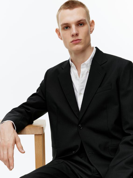ARKET sac à dos blazer moderne Hommes noir T46DR1151 vêtements