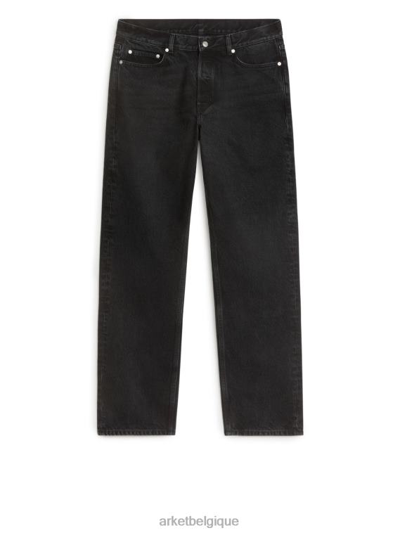 ARKET jean ample Hommes noir T46DR1094 vêtements