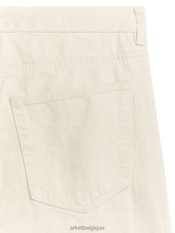 ARKET jean droit ample océan Hommes écru T46DR1095 vêtements