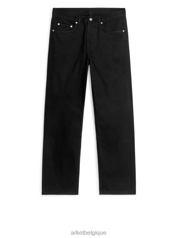 ARKET jean droit ample océan Hommes noir T46DR1109 vêtements