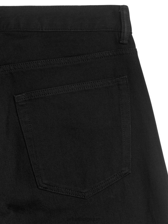 ARKET jean droit ample océan Hommes noir T46DR1109 vêtements