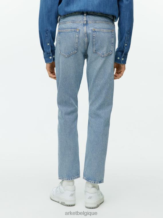 ARKET jean droit raccourci park Hommes bleu clair T46DR1107 vêtements