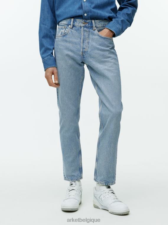 ARKET jean droit raccourci park Hommes bleu clair T46DR1107 vêtements