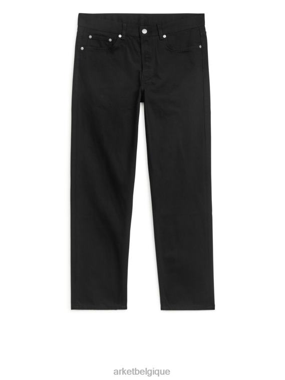 ARKET jean droit raccourci park Hommes reste noir T46DR1102 vêtements