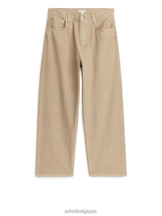 ARKET jean large brume Hommes beige T46DR1110 vêtements