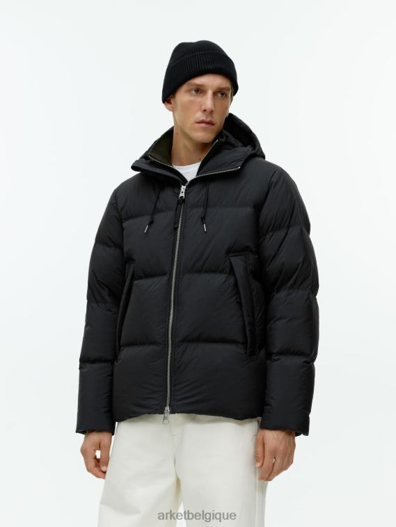 ARKET doudoune en duvet Hommes noir T46DR1172 vêtements