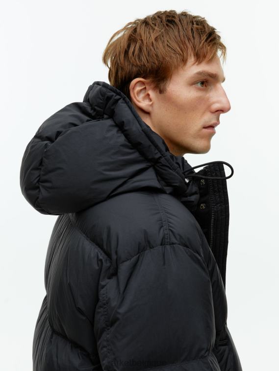 ARKET doudoune longue en duvet Hommes noir T46DR1171 vêtements