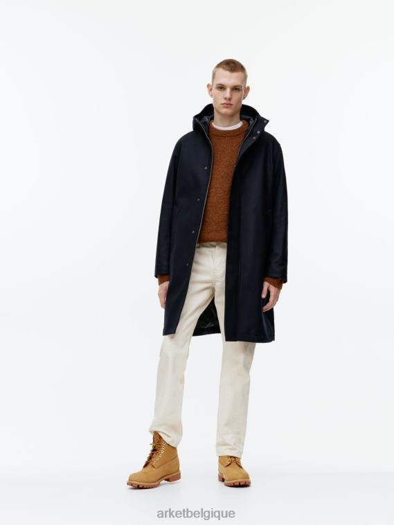 ARKET parka en laine Hommes bleu foncé T46DR1162 vêtements