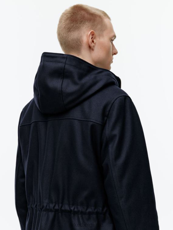 ARKET parka en laine Hommes bleu foncé T46DR1162 vêtements