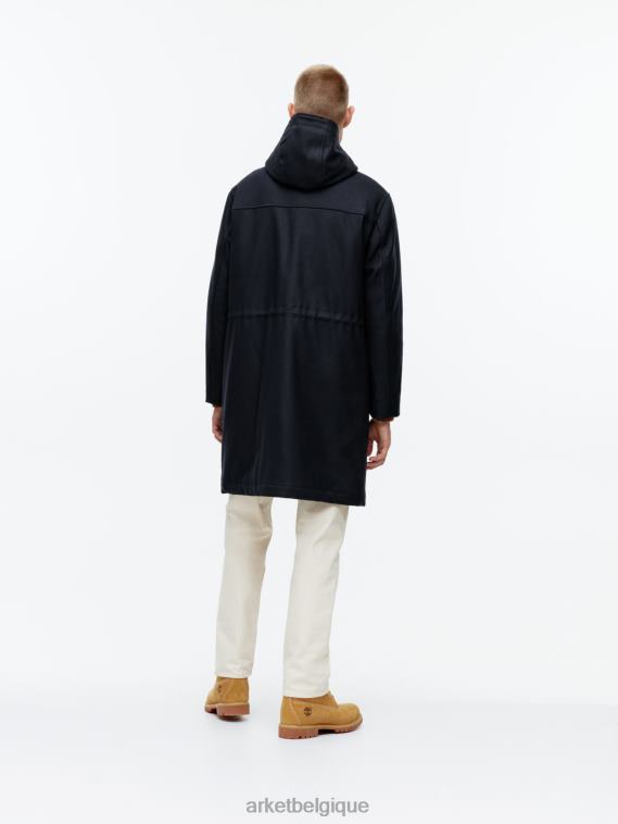 ARKET parka en laine Hommes bleu foncé T46DR1162 vêtements
