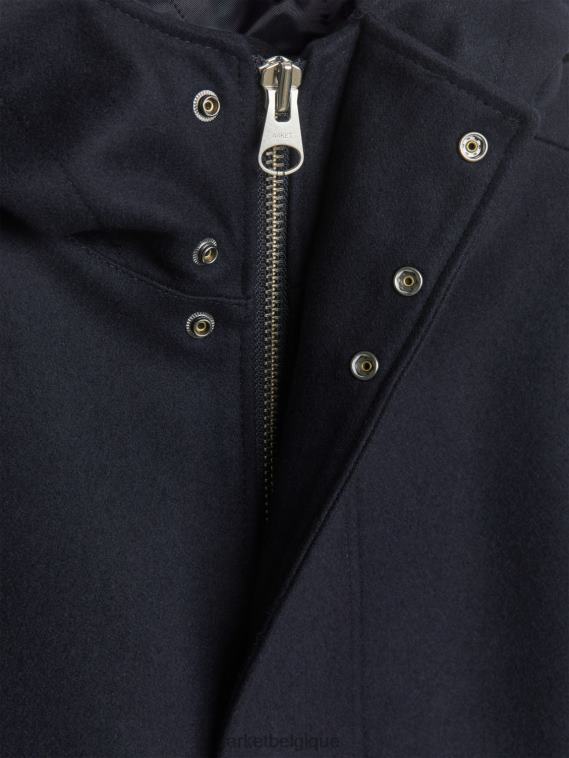 ARKET parka en laine Hommes bleu foncé T46DR1162 vêtements