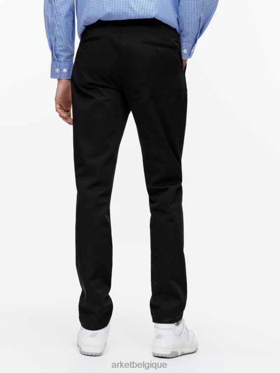 ARKET chino slim en coton Hommes noir T46DR1070 vêtements