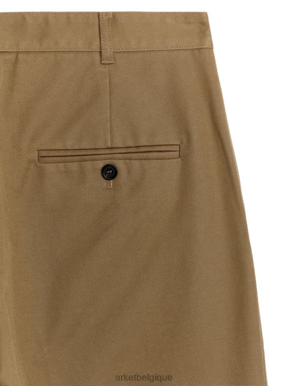 ARKET pantalon ample ajusté Hommes brun T46DR1067 vêtements