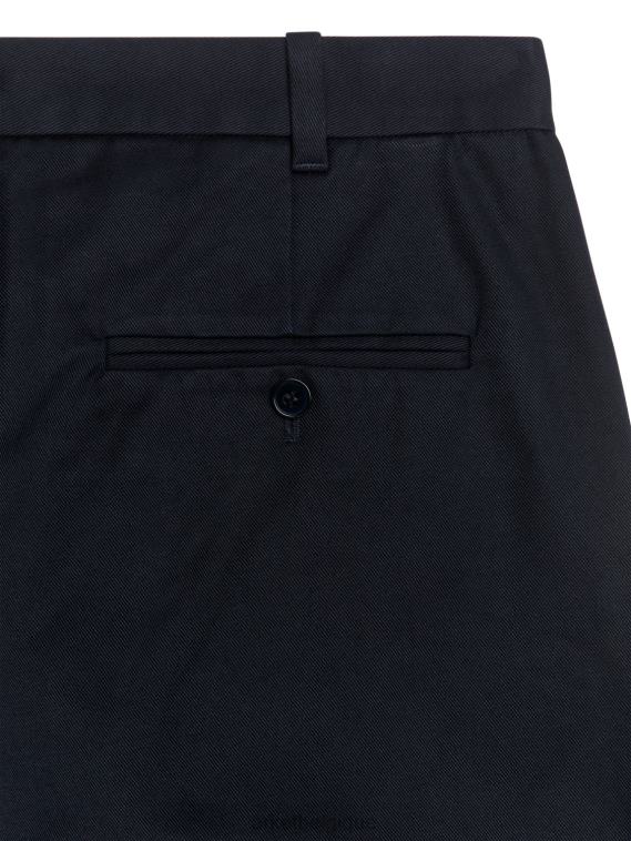 ARKET pantalon chino classique en coton stretch Hommes bleu foncé T46DR1081 vêtements