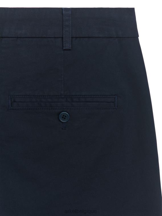 ARKET pantalon chino slim stretch Hommes bleu foncé T46DR1072 vêtements