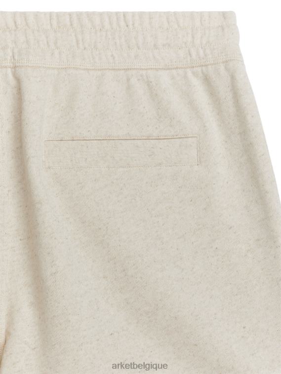 ARKET short de survêtement coupe classique Hommes beige T46DR1128 vêtements