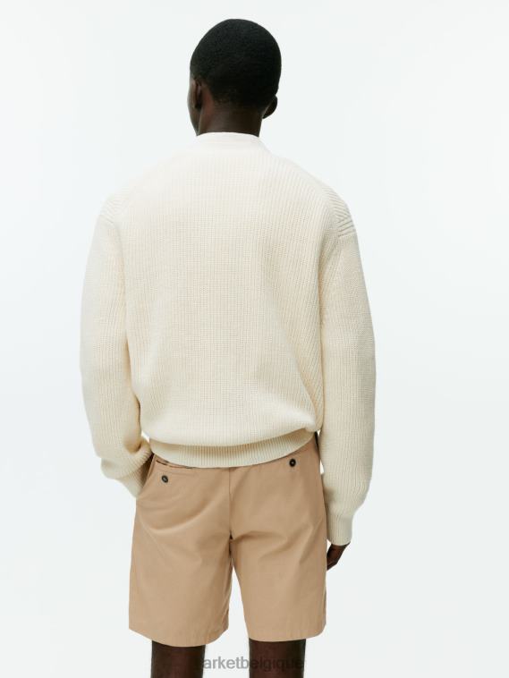 ARKET short en coton Hommes beige T46DR1115 vêtements
