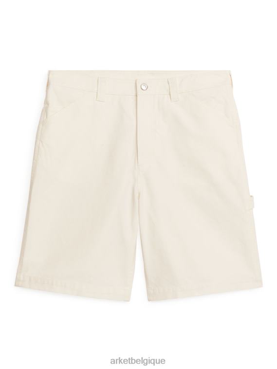 ARKET short en coton Hommes blanc T46DR1130 vêtements