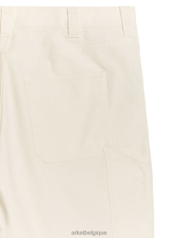 ARKET short en coton Hommes blanc T46DR1130 vêtements