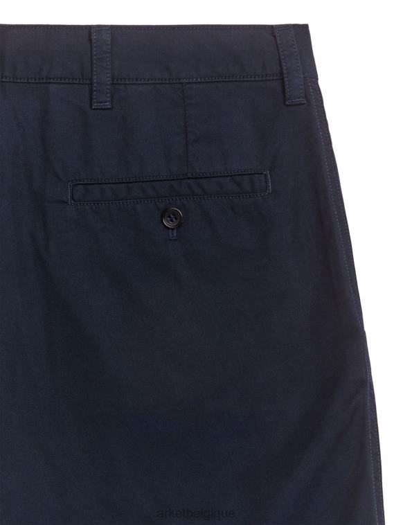ARKET short en coton Hommes bleu foncé T46DR1116 vêtements