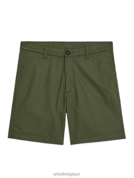 ARKET short en coton Hommes vert T46DR1114 vêtements