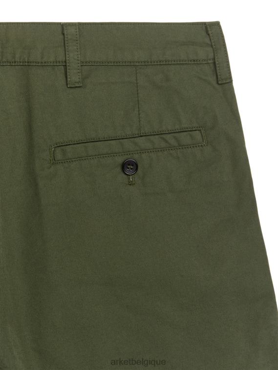ARKET short en coton Hommes vert T46DR1114 vêtements