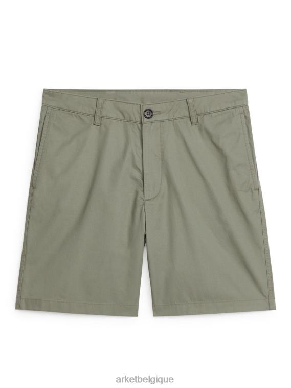 ARKET short en coton Hommes vert kaki T46DR1134 vêtements