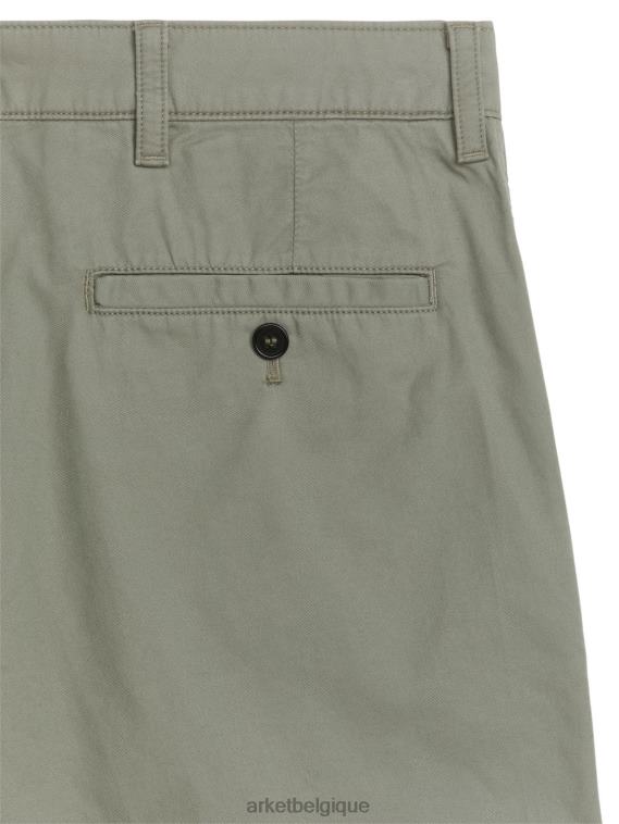 ARKET short en coton Hommes vert kaki T46DR1134 vêtements