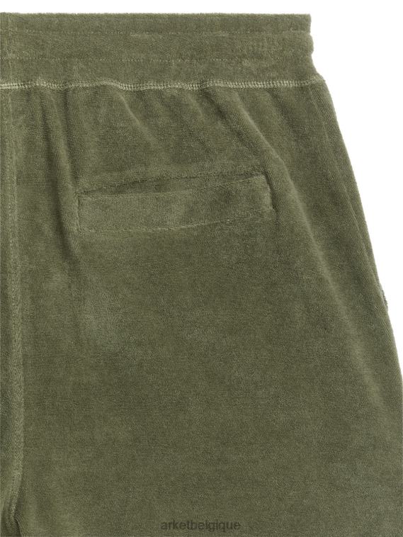 ARKET short en éponge Hommes vert T46DR1132 vêtements