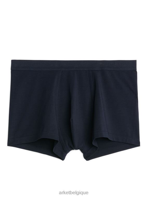 ARKET boxer en coton pima Hommes bleu foncé T46DR1227 vêtements