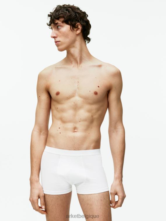 ARKET boxers en coton pima, lot de 3 Hommes blanc T46DR1222 vêtements