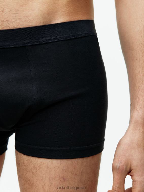 ARKET boxers en coton pima, lot de 3 Hommes bleu foncé T46DR1224 vêtements
