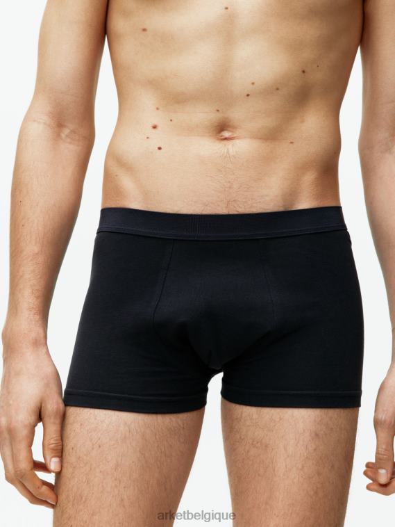 ARKET boxers en coton pima, lot de 3 Hommes bleu foncé T46DR1224 vêtements