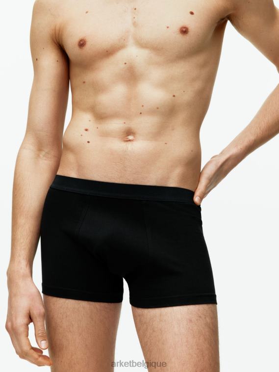 ARKET boxers en coton pima, lot de 3 Hommes noir T46DR1225 vêtements