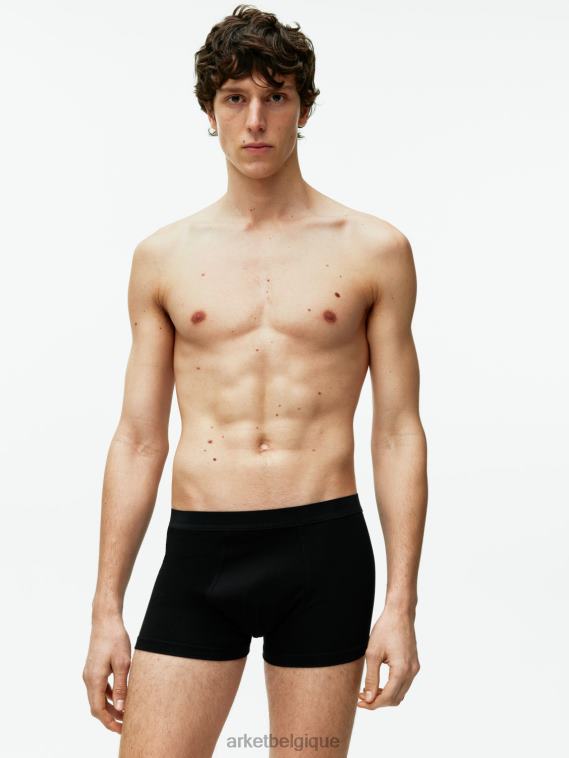 ARKET boxers en coton pima, lot de 3 Hommes noir T46DR1225 vêtements